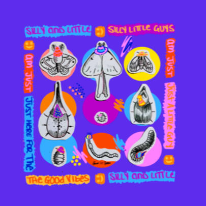buggies with silly hats art buggies with silly hats art